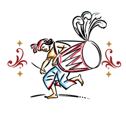 Dhak drummer
